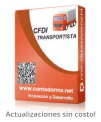 CFDI transportista de contadormx