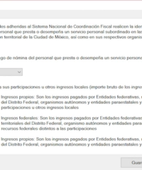 nodo cfdi nomina Sistema Nacional de Coordinacion Fiscal