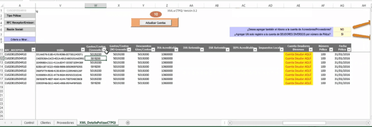 xml cuentas contpaqi
