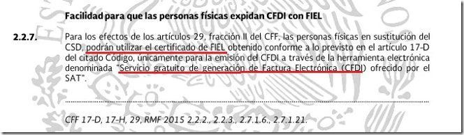 Facturar con FIEL solo en la pagina del SAT