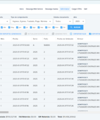 administrador de XML generar reportes Excel