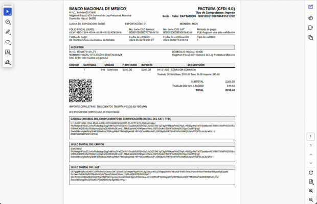 generar PDF del XML del SAT de forma masiva