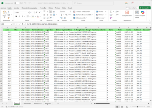reportes en excel con XML del SAT CFDI Descarga Masiva