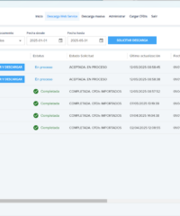 solicitud de descarga masiva 2000000 xml SAT webservice