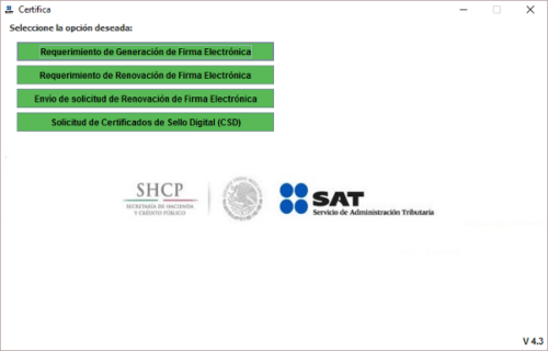 generar csd certifica SAT