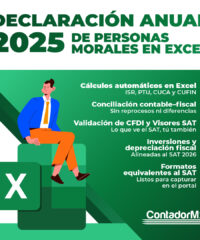 Declaración Anual de Personas Morales en Excel del ejercicio 2025