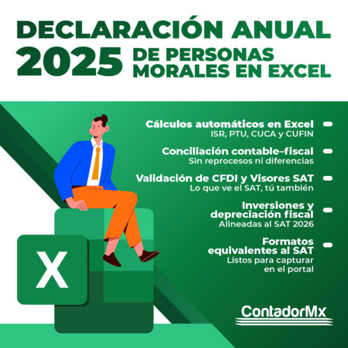 Declaración Anual de Personas Morales en Excel del ejercicio 2025