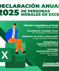 Declaración Anual de Personas Morales en Excel del ejercicio 2025