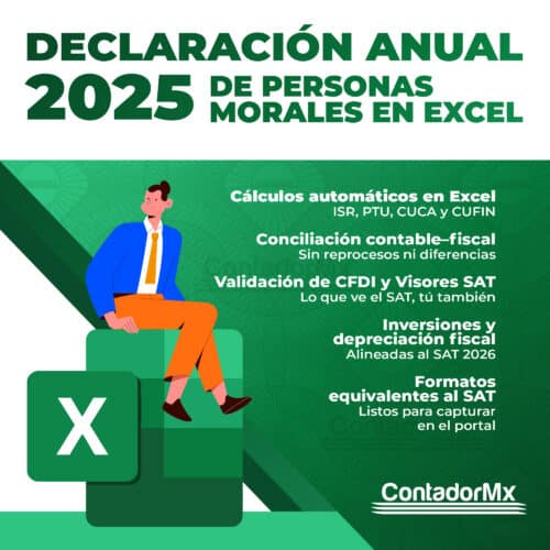 Declaración Anual de Personas Morales en Excel del ejercicio 2025