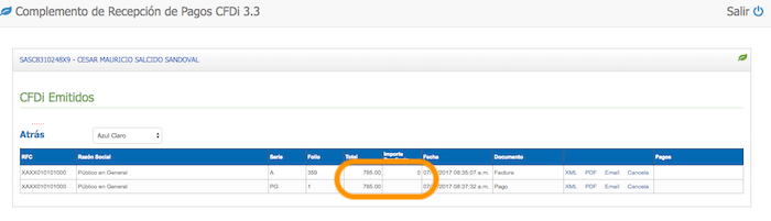 control de saldos a pagar cfdi ppd de pagos