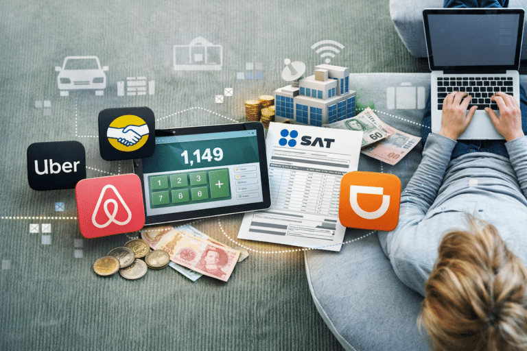 Plataformas digitales 2026. Cálculos de impuestos del SAT: Uber, Didi, Mercado libre, Amazon y Airbnb