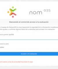 Acceso evaluacion trabajador NOM 035