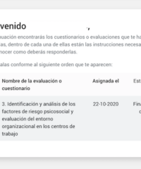 Aviso de cuestionario finalizado trabajador