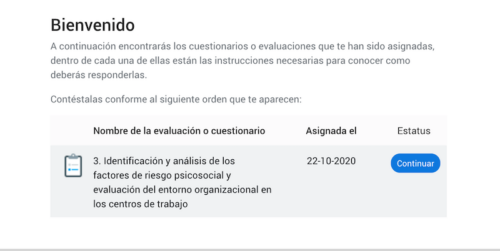 NOM-035-STPS - Servicio en línea para la aplicación de cuestionarios a trabajadores - Image 8