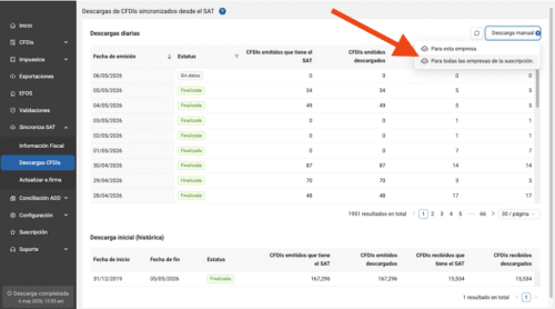 Audita CFDI del SAT: Descarga masiva de XML para Empresas, Despachos y Fiscalistas - Image 6