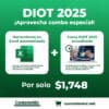 Combo Maestro DIOT 2025: Curso en línea + Hoja en Excel para Carga Batch