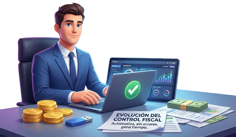 Evolución del control fiscal: automatiza cálculos, cero errores y ahorra tiempo