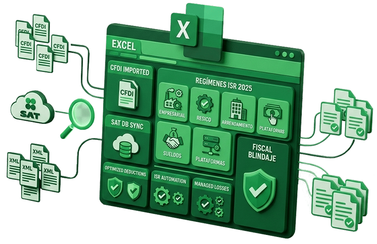 Declaración Anual 2025 de Personas Físicas en Excel